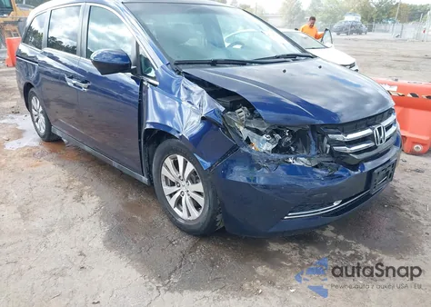 2014 Honda Odyssey Ex z USA, uszkodzony, nr VIN 5FNRL5H40EB077625